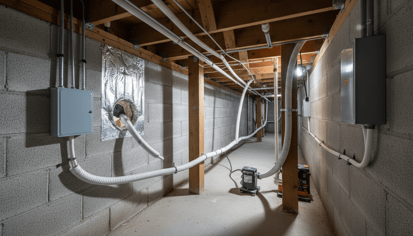 Propane system installation
