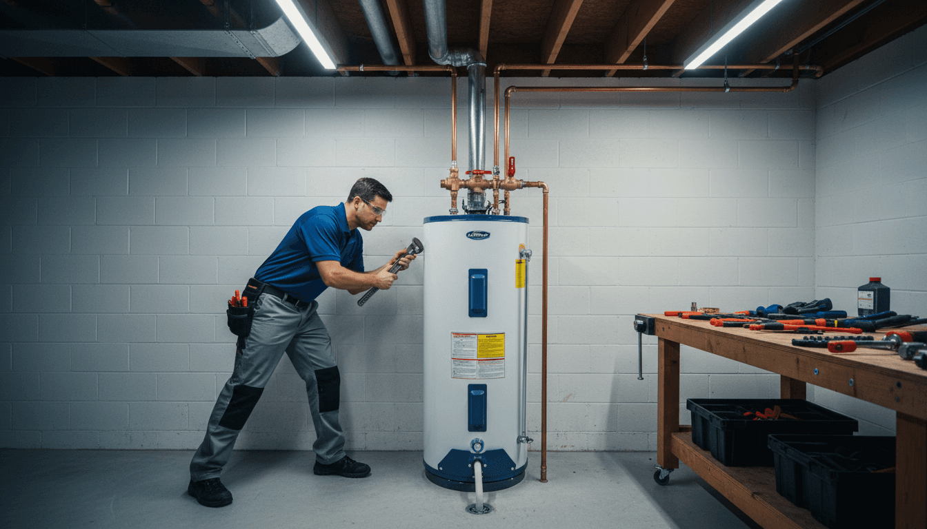 Propane tank installation